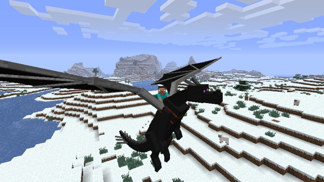 Dragon Mounts Mod For MCPE - Preview 1