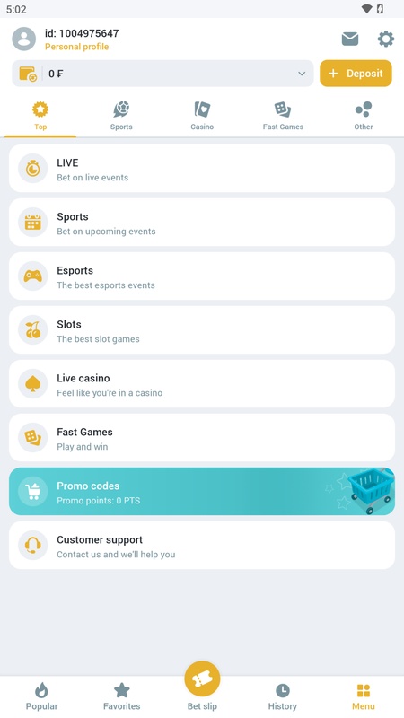 Melbet Screenshot 8