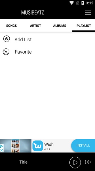 Advance Music Player - Preview 2