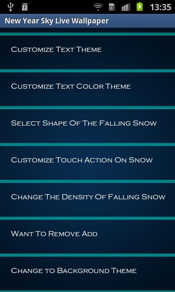 New Year Sky Live Wallpaper - Preview 1