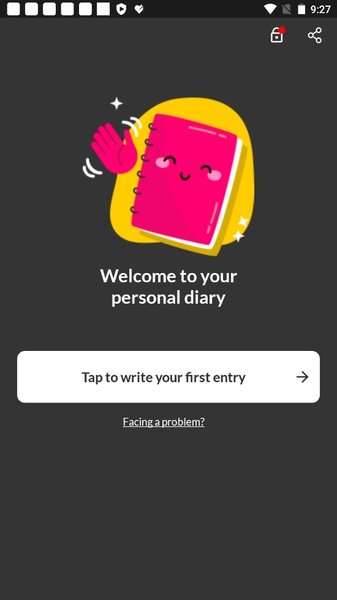 My personal shop diary app