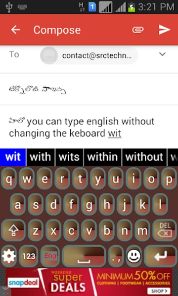 EazyType Telugu Keyboard - Preview 6