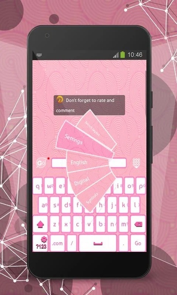 Best Pink Keyboard Theme - Preview 1