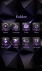 Black Purple GO Launcher Theme screenshot 2