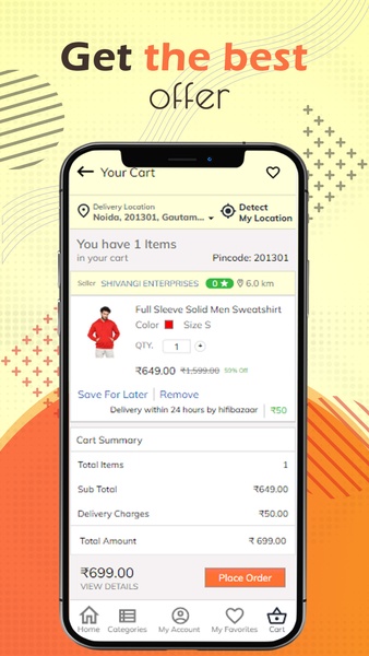 Hifibazaar Local Shopping App - Preview 3