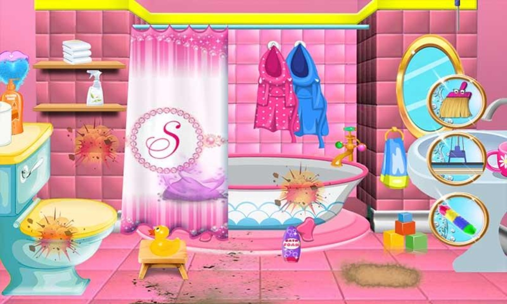 Pregnant Princess Cleaning Home - Preview 3