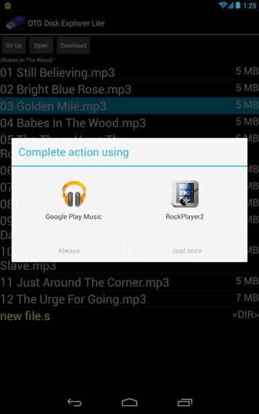 OTG Disk Explorer Lite - Preview 5
