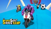 Super Hero Bike Stunts Mega Ramp 2020 screenshot 3