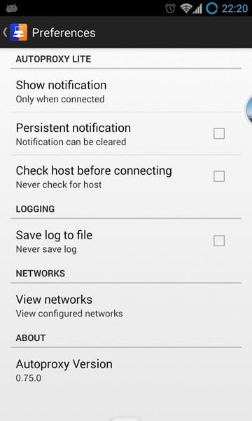 AutoProxy Lite - Preview 2
