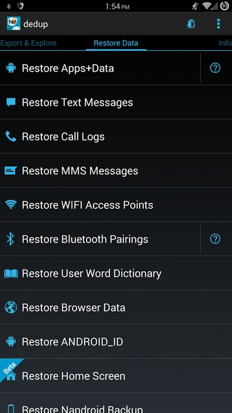 Nandroid Manager - Preview 3