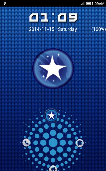 Blue Ring Go Locker Theme - Preview 2