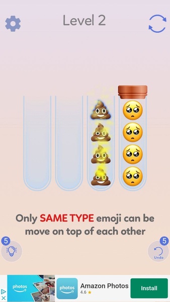 EMOJI SORT MASTER - Jogue Grátis Online!