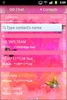 GO SMS Pro Theme Pink Nice screenshot 2