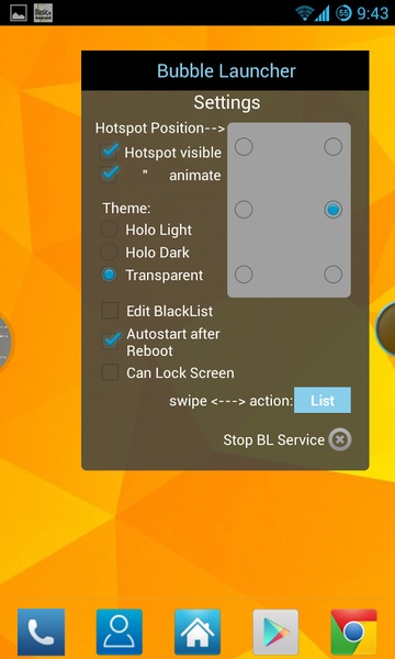 Bubble Launcher XDA - Preview 3