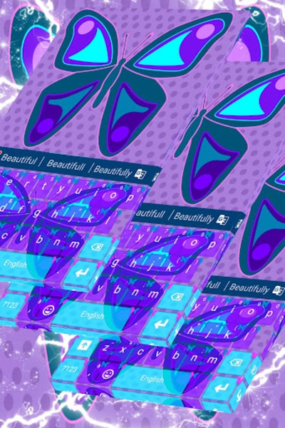 Cute Butterfly Keyboard - Preview 1