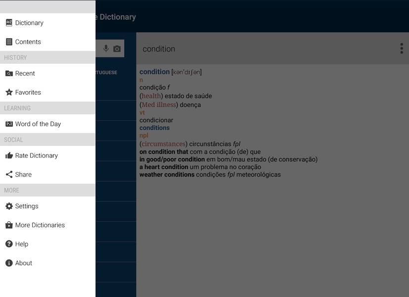 Collins Portuguese Dictionary - Preview 6