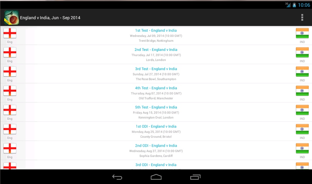 Live Cricket Score and Schedule - Preview 10