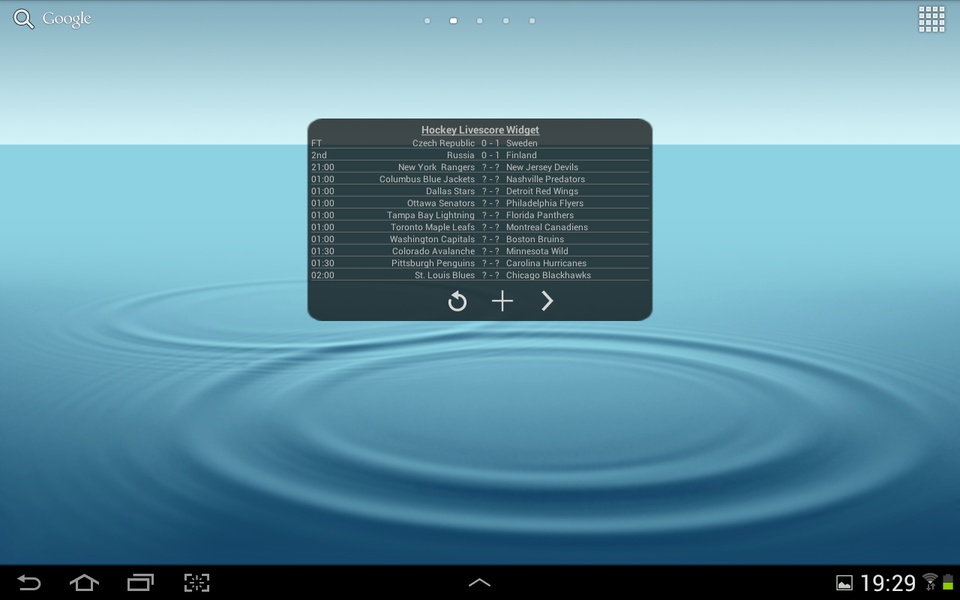 Hockey Livescore Widget - Preview 11