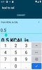 kcal to cal converter screenshot 3