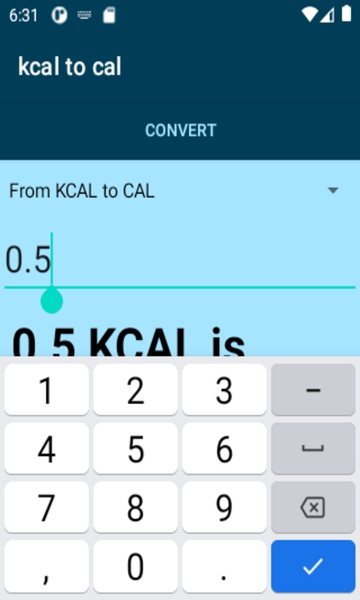 kcal to cal converter - Preview 3
