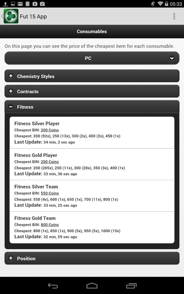 Fut 15 App - Preview 1