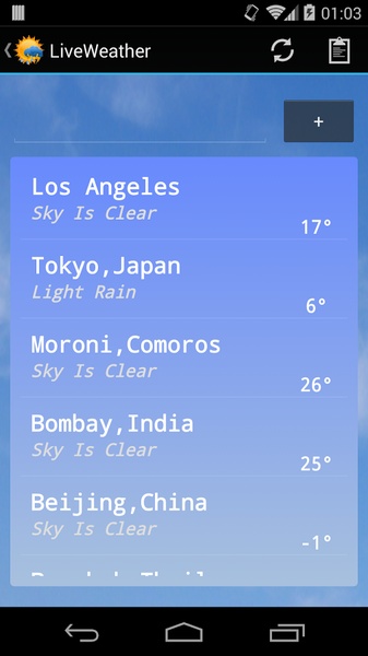 Live Weather - Preview 6