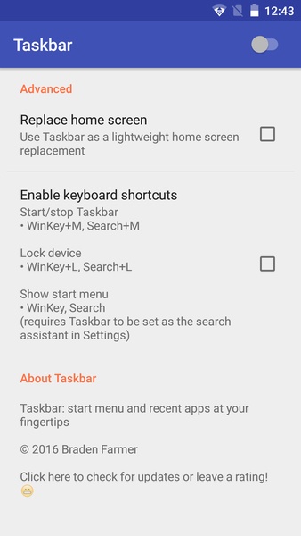 Taskbar - Preview 2