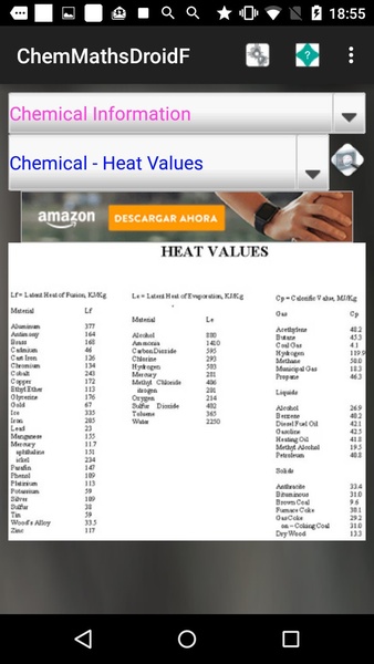 ChemMathsDroidF - Preview 6