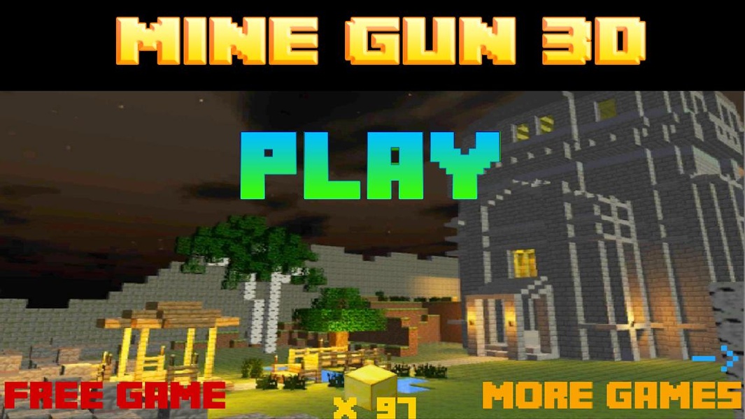 Mine Gun 3d - Cube FPS - Preview 4
