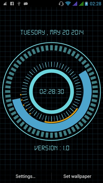 Animated Digital Clock Free - Preview 6