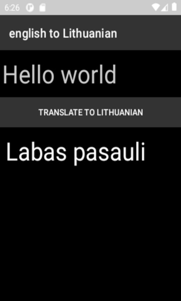 english to Lithuanian translator - Preview 4