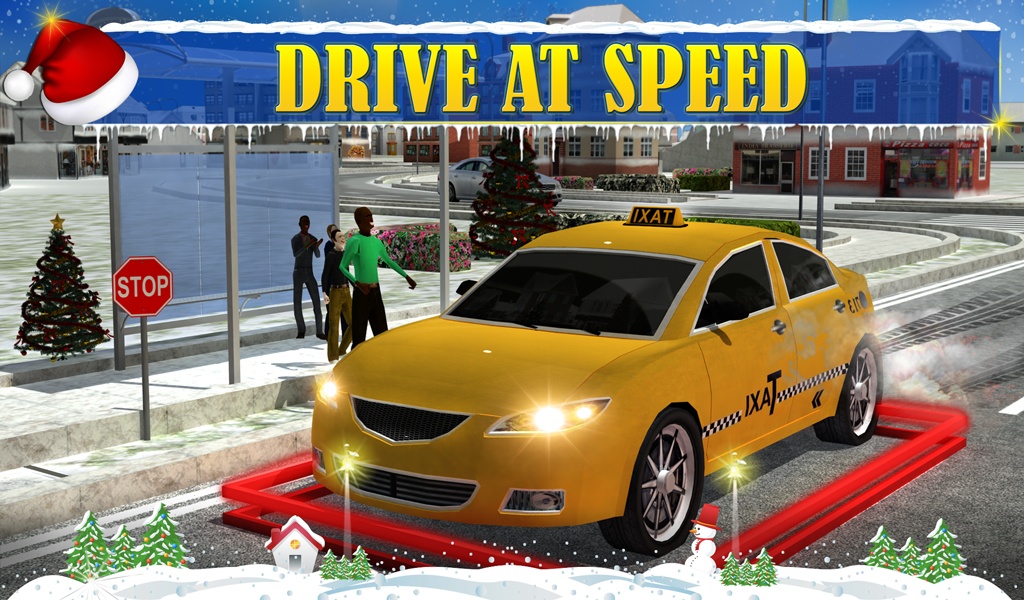 Christmas Taxi Duty 3D - Preview 2