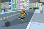 Blocky Army City Rush Racer screenshot 1