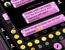 SMS Messages Metallic Pink screenshot 1