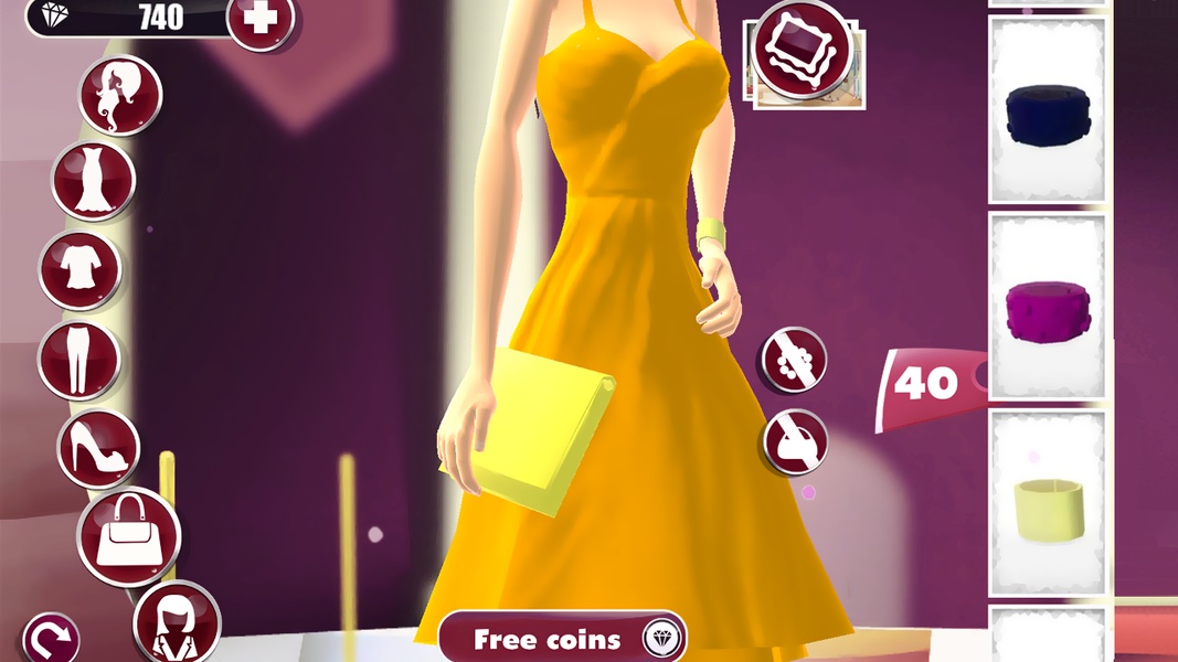 Red Carpet 3D Dress Up Game - Preview 6