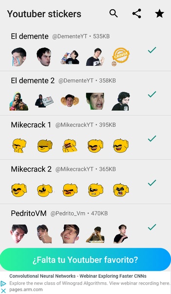Stickers de YouTubers para WhatsApp - Preview 1