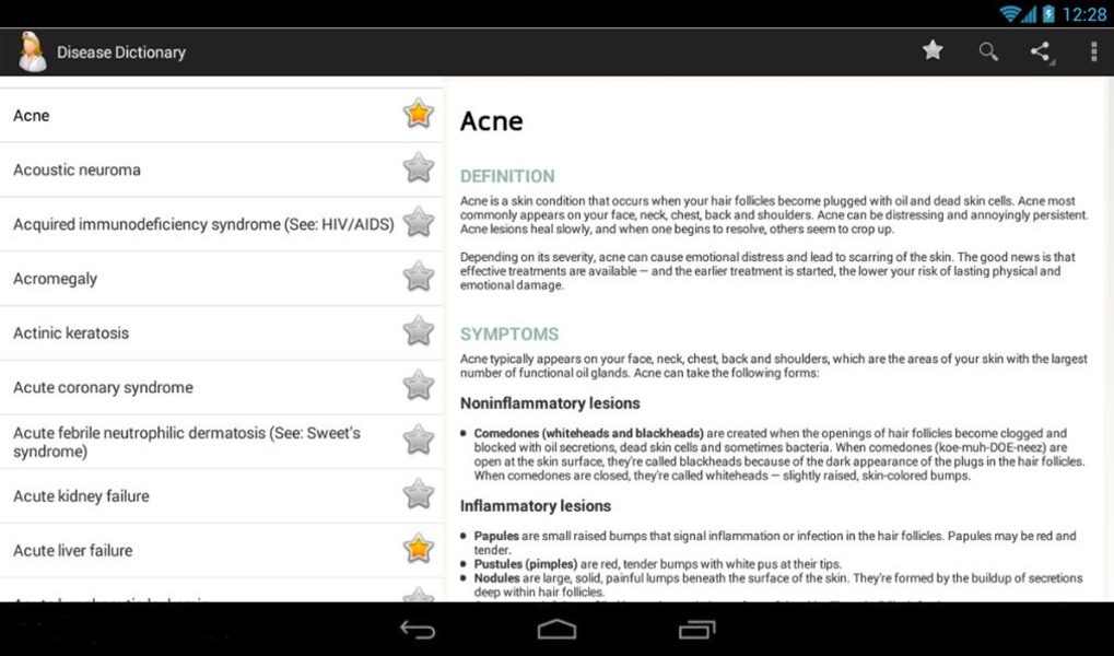 Diseases Dictionary (Free) - Preview 7