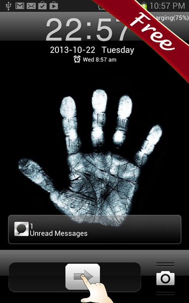 X-Ray Hand Print Go Locker - Preview 6