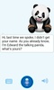 Panda falando screenshot 3