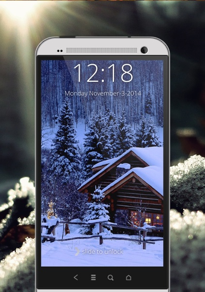 Snowfall Screen Lock - Preview 1