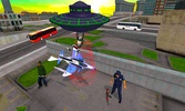 Flying UFO Robot Game:Alien SpaceShip Battle screenshot 13