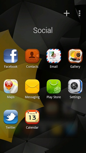 Calm GOLauncher EX Theme - Preview 1