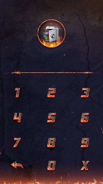 AppLock Theme Flame - Preview 2