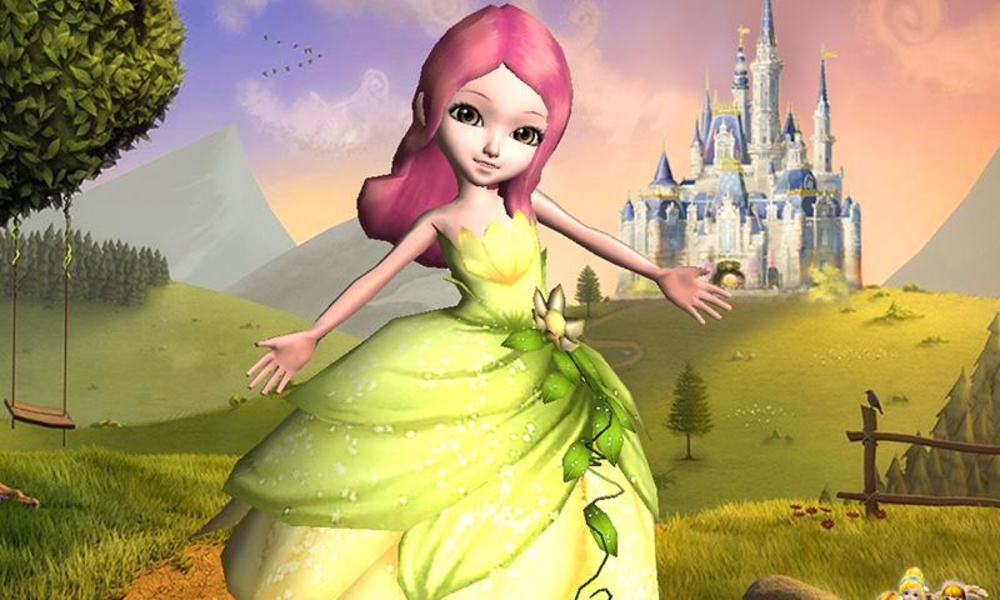 open lace back dress Mideer 3-in-1 Princess Dress-Up & Makeup Set Gift Toy  DIY Fantasy Play with Outfits & Gems