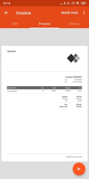 Invoice Simple - Preview 3