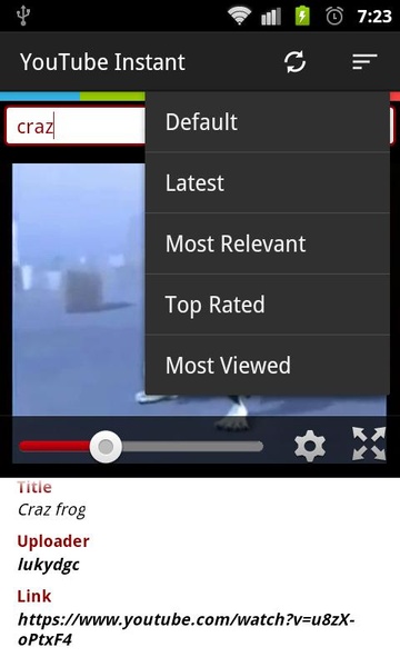 YouTube Instant - Preview 2