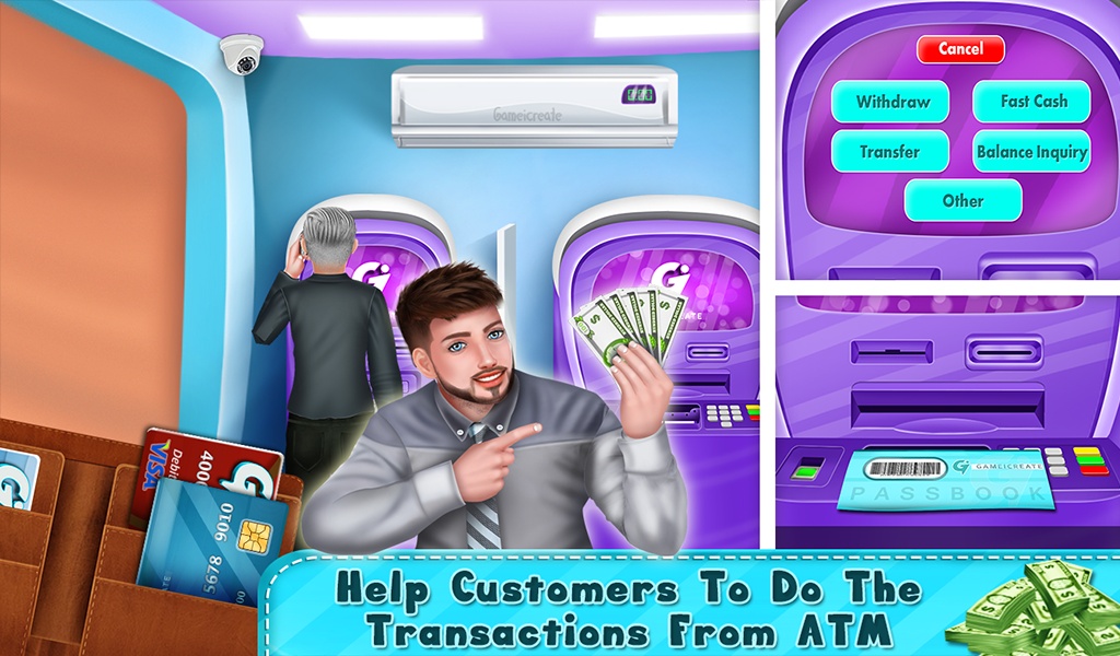 MY virtual bank Manager ATM And Cashier - Preview 4