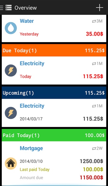 Easy Bills Reminder - Preview 13