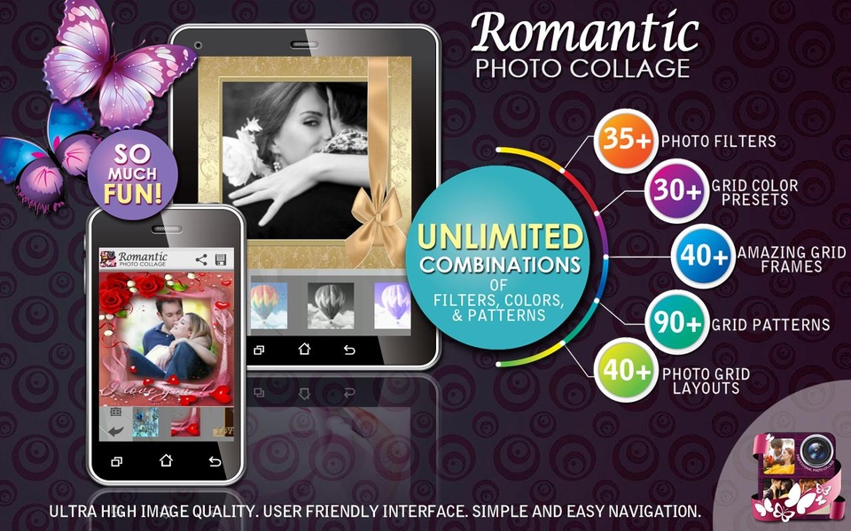 Romantic Photo Collage Maker - Preview 2