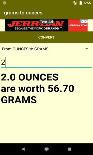 grams to ounces converter - Preview 1